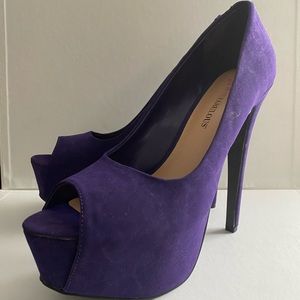 Deep purple heels